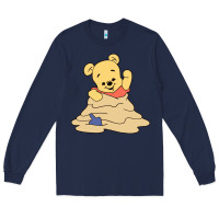 Navy baby bear Long Sleeve Tee - linhVisuals