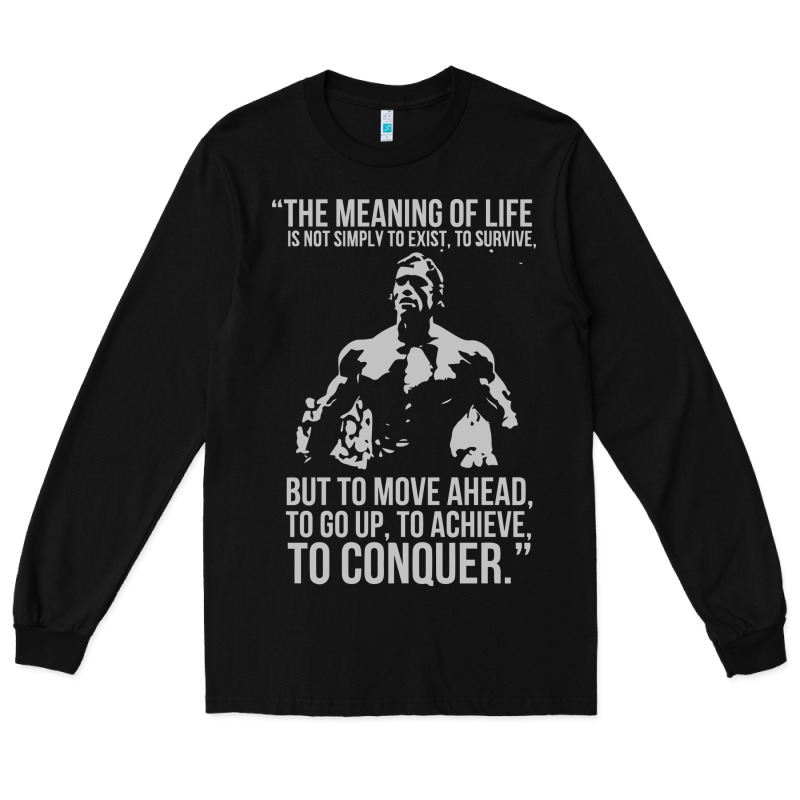 Schwarzenegger Arnie Long Sleeve Tee by linhVisuals | Teevron