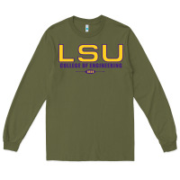 Army Green lsu college of engineering  1890 Long Sleeve Tee - linhVisuals