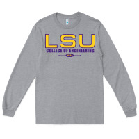 Heather Grey lsu college of engineering  1890 Long Sleeve Tee - linhVisuals