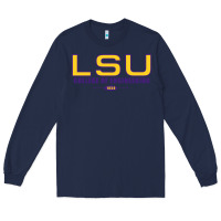 Navy lsu college of engineering  1890 Long Sleeve Tee - linhVisuals