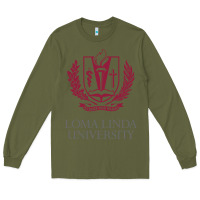 Army Green education of loma linda Long Sleeve Tee - linhVisuals