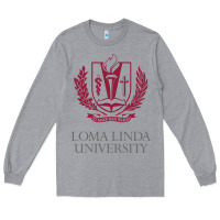 Heather Grey education of loma linda Long Sleeve Tee - linhVisuals