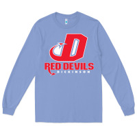 Colony Blue red de dickinson college vectorized Long Sleeve Tee - linhVisuals