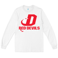 White red de dickinson college vectorized Long Sleeve Tee - linhVisuals