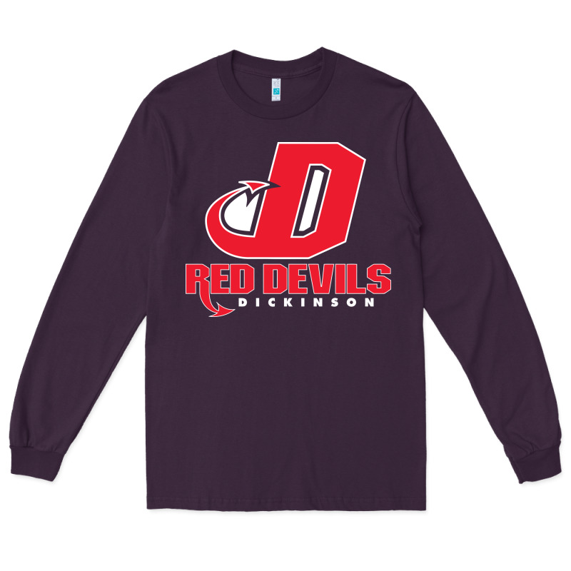 Red De Dickinson College Vectorized Long Sleeve Tee by linhVisuals | Teevron