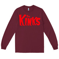 Burgundy The Kinks Long Sleeve Tee - linhVisuals