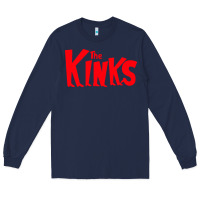 Navy The Kinks Long Sleeve Tee - linhVisuals