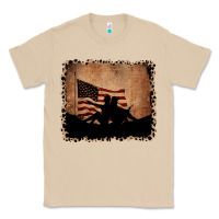 Mushroom America Western Cowboy and Cowgirl Leopard Frame Classic Tee - CowCowDesign