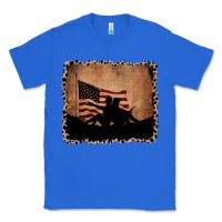 True Royal America Western Cowboy and Cowgirl Leopard Frame Classic Tee - CowCowDesign