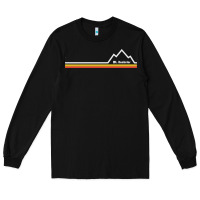 Black mt. bachelor   mount bachelor Long Sleeve Tee - linhVisuals