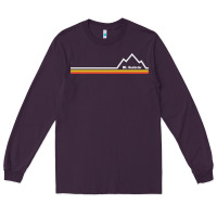 Plum mt. bachelor   mount bachelor Long Sleeve Tee - linhVisuals