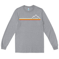 Heather Grey mt. bachelor   mount bachelor Long Sleeve Tee - linhVisuals