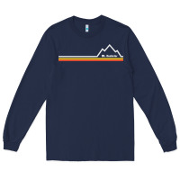 Navy mt. bachelor   mount bachelor Long Sleeve Tee - linhVisuals