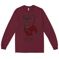 Burgundy mississipp state shirt Long Sleeve Tee - linhVisuals