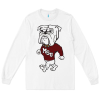 White mississipp state shirt Long Sleeve Tee - linhVisuals