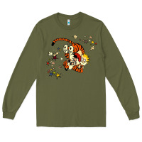 Army Green calvin Long Sleeve Tee - linhVisuals