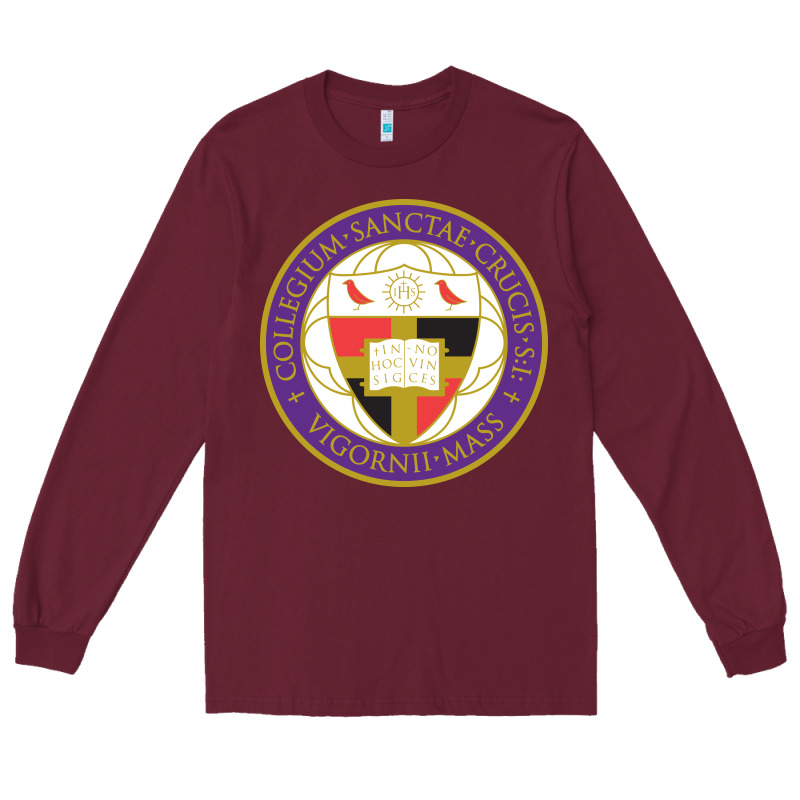College Of The Holy Cross Long Sleeve Tee by linhVisuals | Teevron