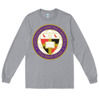 Heather Grey college of the holy cross Long Sleeve Tee - linhVisuals