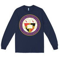 Navy college of the holy cross Long Sleeve Tee - linhVisuals