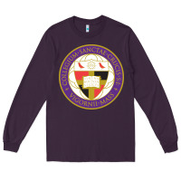 Plum college of the holy cross Long Sleeve Tee - linhVisuals