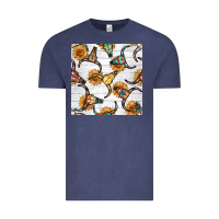 Vintage Denim native american aztec seamless pattern 7 Vintage Tee - BundleAndBundleShop