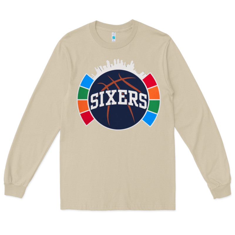 Sixers Basketball Long Sleeve Tee by linhVisuals | Teevron