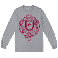 Heather Grey f0rdham university Long Sleeve Tee - linhVisuals
