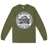Army Green southern methodist university Long Sleeve Tee - linhVisuals