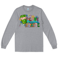 Heather Grey LIve Christmas Latte Long Sleeve Tee - CowhideDigitalArt