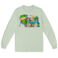 Matcha LIve Christmas Latte Long Sleeve Tee - CowhideDigitalArt