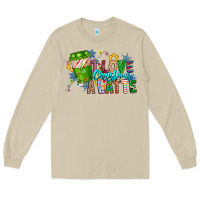 Mushroom LIve Christmas Latte Long Sleeve Tee - CowhideDigitalArt
