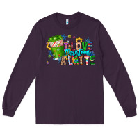 Plum LIve Christmas Latte Long Sleeve Tee - CowhideDigitalArt