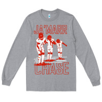 Heather Grey ja'marr chase Long Sleeve Tee - linhVisuals