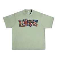 Oil Green love american sunflower Urban Heavy Tee - BundleAndBundleShop