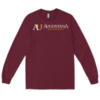 Burgundy AU, Augustana University, apparel Long Sleeve Tee - linhVisuals