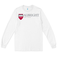 White albright college vectorized Long Sleeve Tee - linhVisuals