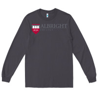 Smoke albright college vectorized Long Sleeve Tee - linhVisuals