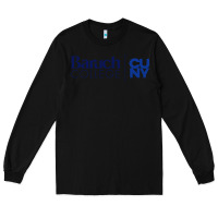 Black baruch college vectorized Long Sleeve Tee - linhVisuals