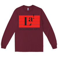 Burgundy fiorello h. laguardia high school of music Long Sleeve Tee - linhVisuals
