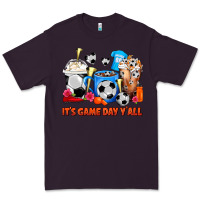 Plum It's Game Day Y'all Soccer Coffee Cups Premium Tee - FaDigitalArtStudio