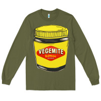 Army Green vegemite Long Sleeve Tee - linhVisuals