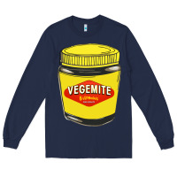 Navy vegemite Long Sleeve Tee - linhVisuals