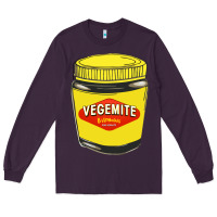 Plum vegemite Long Sleeve Tee - linhVisuals