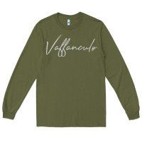 Army Green vaffanculo essential Long Sleeve Tee - linhVisuals