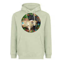 Matcha Christmas Charolais Bull And Black Angus Bull Heavyweight Hoodie - RanaPortraitStore