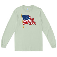 Matcha American flag Long Sleeve Tee - linhVisuals