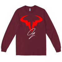 Burgundy RAFA Long Sleeve Tee - linhVisuals