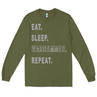 Army Green warhammer Long Sleeve Tee - linhVisuals