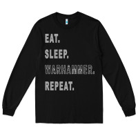 Black warhammer Long Sleeve Tee - linhVisuals